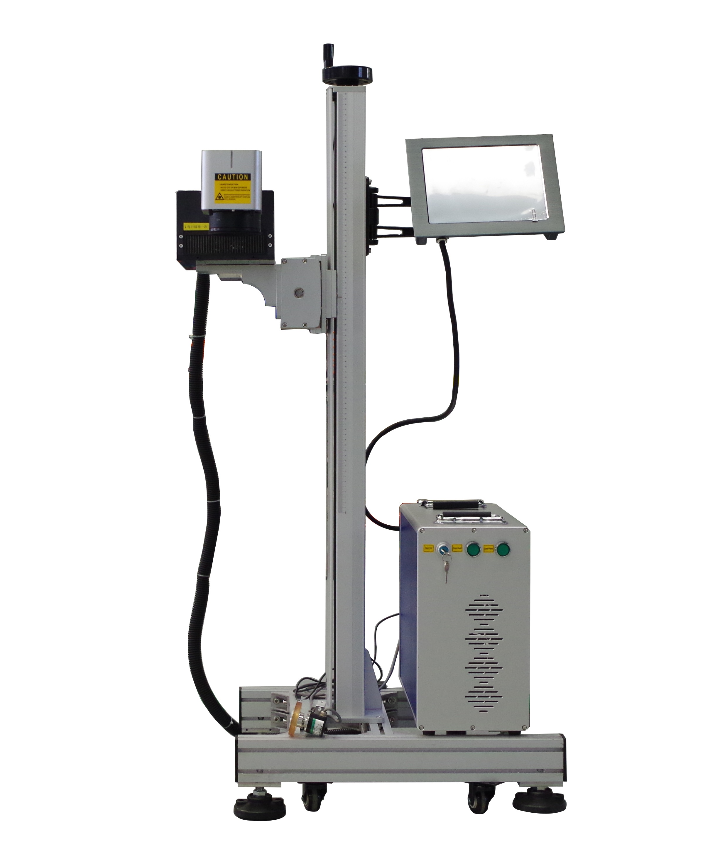 Latająca drukarka laserowa 3W 5W UV Maszyna do znakowania opakowań żywności PET PP, kod QR Kod kreskowy Marker laserowy