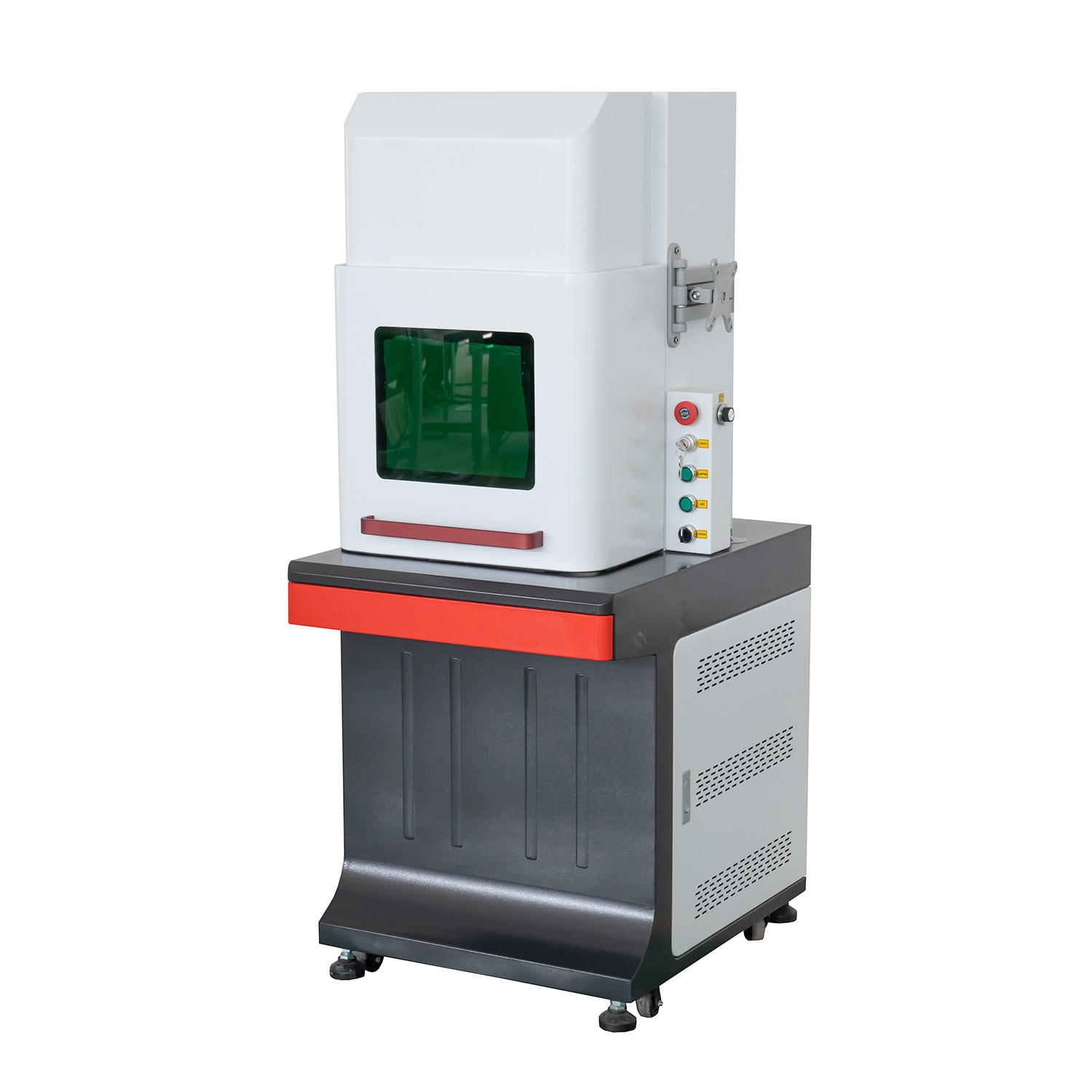W pełni zamknięta maszyna do znakowania laserem światłowodowym CNC z certyfikatem CE i FDA